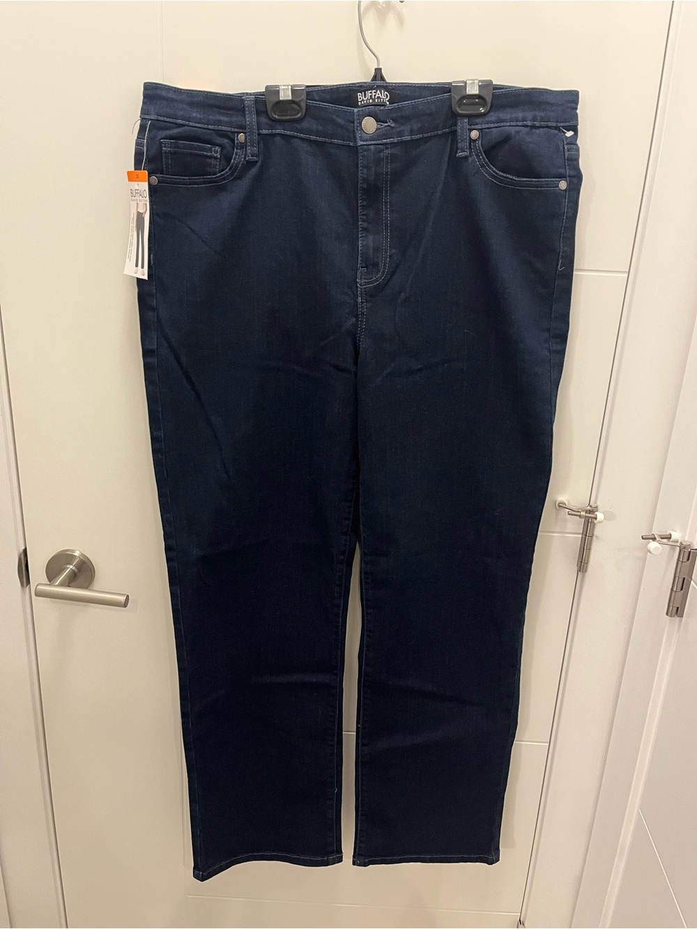 Buffalo David Bitton Women’s Navy High-Rise Straight Leg Denim NWT